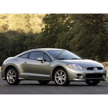 Mitsubishi Eclipse coupe, 4 generation, 4G (01.2005 - 2011) Front side glass pattern