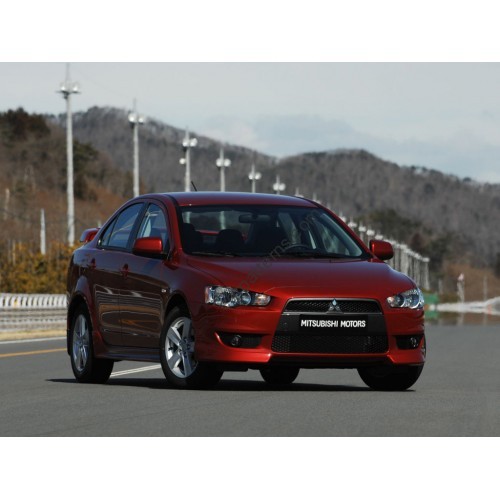 Mitsubishi Lancer 10 generation 2010-nv Front side glass pattern