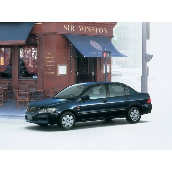 Mitsubishi Lancer Cedia 9th generation 2000-2003 Front side glass pattern