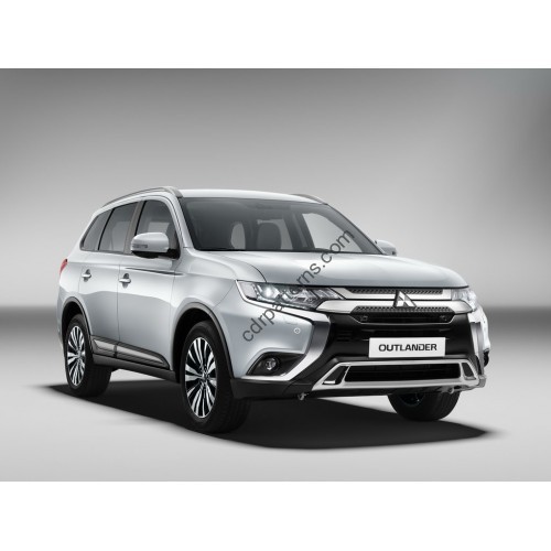 Mitsubishi Outlander 2020 - Multimedia screen template