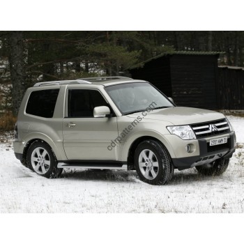 MITSUBISHI PAJERO III-IV 1999-2006-> 3D - pattern for car mats