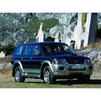 Mitsubishi Pajero Sport 1st generation 1998-2006 (8) Front side glass pattern