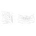 Mitsubishi L200 (2019) - pattern for the body