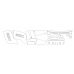 Mitsubishi Pajero (2015) - pattern for the body