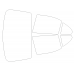 Mitsubishi Lancer 10 - Pattern for rear windows