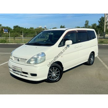 Nissan Serena, minivan, 2nd generation, C24 (12.1999 - 04.2005) Front side glass pattern