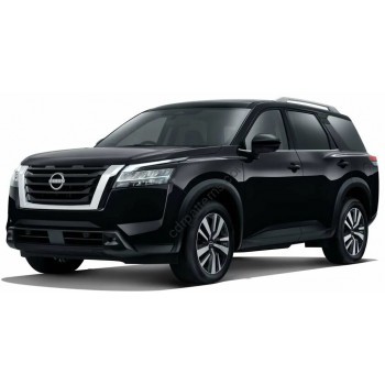 Nissan Pathfinder 5 generation, R53 (02.2021 - 2025) Front side glass pattern