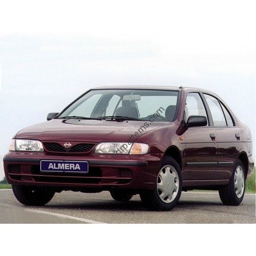 NISSAN ALMERA N15 1995-2000 - pattern for car mats