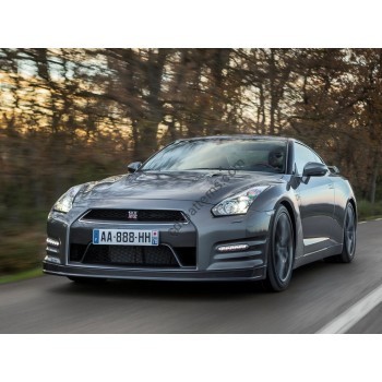 Nissan GT-R coupe, 1st generation, R35 (12.2007 - 2020) Front side glass pattern