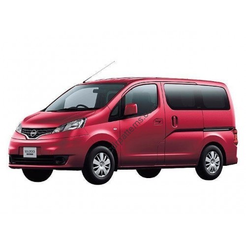 Nissan NV200 1 generation (02.2009 - pt) Front side glass pattern