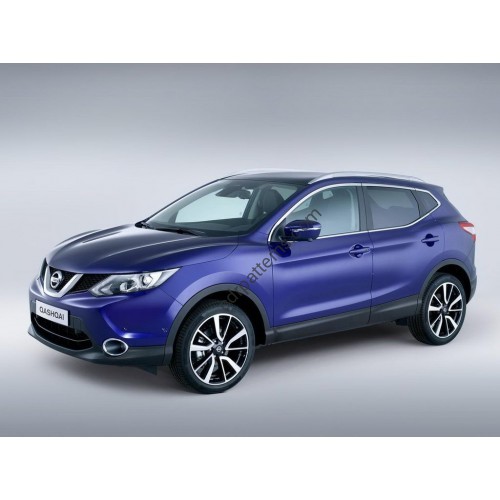 Nissan Qashqai 2 generation, J11 2013-p.t. Front side glass pattern