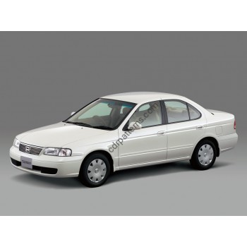 Nissan Sunny B15 sedan, 9th generation 1998-2004 Front side glass pattern