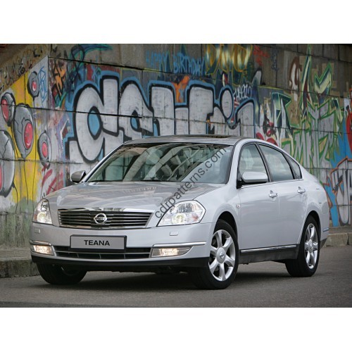 NISSAN TЕANА 2002-2008 - pattern for car mats