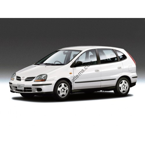 Nissan Almera Tino 1 generation, V10 (12.1998 - 03.2003) Front side glass pattern