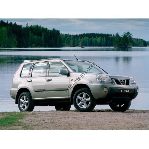 NISSAN X-TRAIL 2001-2006 - pattern for car mats