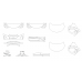 Nissan Ariya 2022 Advance Evolve front - pattern for the body