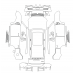 Nissan Patrol 2025, full body - pattern for the body