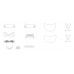 Nissan Qashqai 2024 front - pattern for the body
