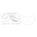 Nissan X-Trail 2021 Front - pattern for the body