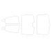 Nissan Altima 5 generation, L33 (05.2012 - 2018) - Pattern for rear windows