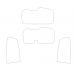 Nissan Ariya 1 generation (07.2020 - 2025) - Pattern for rear windows Nissan Ariya 1 generation (07.2020 - 2025) - Pattern for rear windows