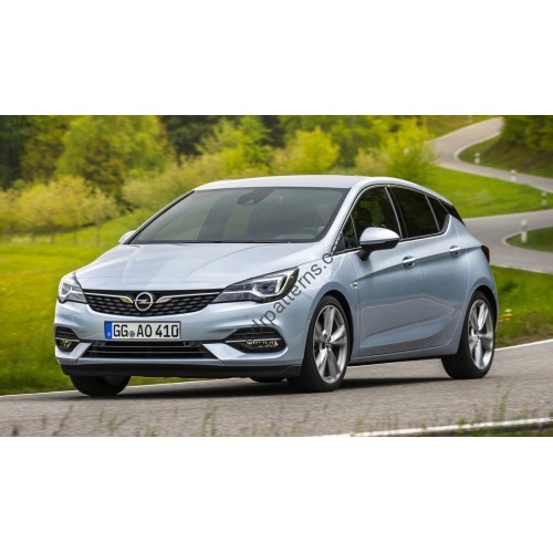 Opel Astra K hatchback 5 d., 5 generation (09.2015 - 2023) - Pattern for rear windows