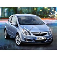Opel CORSA D 4 generation 2006-2014 - pattern on the windshield