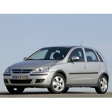 Opel Corsa C (2000-2006) - pattern for car EVA mats