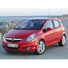 Opel CORSA D 4-е generation (2006-2014) 5 d - Pattern for rear windows