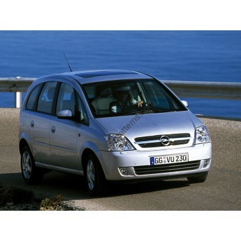 Opel Meriva 1 generation, A (08.2002 - 2010) Front side glass pattern