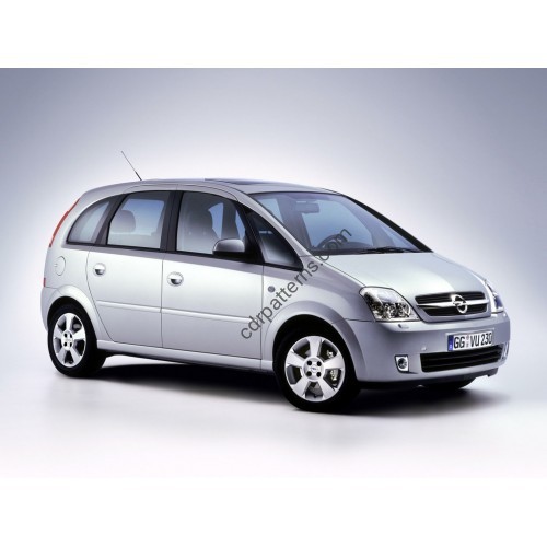 OPEL MERIVA 2003-> - pattern for car mats