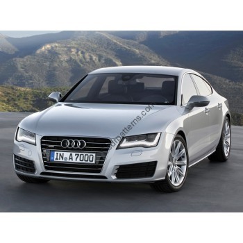 Audi A7 1st generation Front side glass pattern