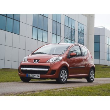Peugeot 107 3-door hatchback, 1 generation (06.2005 - 2015) Front side glass pattern
