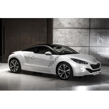 Peugeot RCZ coupe, 1 generation (06.2010 - 2015) Front side glass pattern