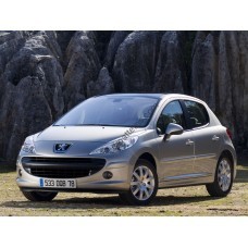 Peugeot 207, 1 generation 2006-2011 - pattern on the windshield