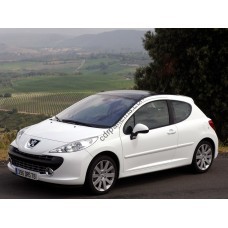 Peugeot 207 hetchback 3 d, 1 generation (03.2006 - 2011)  - Pattern for rear windows