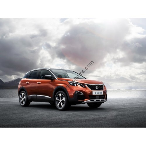 Peugeot 3008 2 generation 2016–pt Front side glass pattern