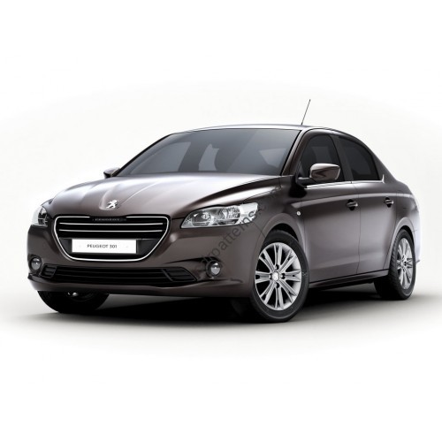 Peugeot 301 sedan, 1st generation (05.2013 - 2022) Front side glass pattern