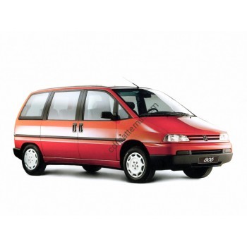 Peugeot 806 miniven, 1 generation (06.1994 - 2002) Front side glass pattern