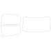 Peugeot 301 sedan, 1st generation (05.2013 - 2022) - Pattern for rear windows