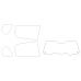 Pontiac Vibe 5-door hatchback, 1 generation (09.2002 - 2008) - Pattern for rear windows