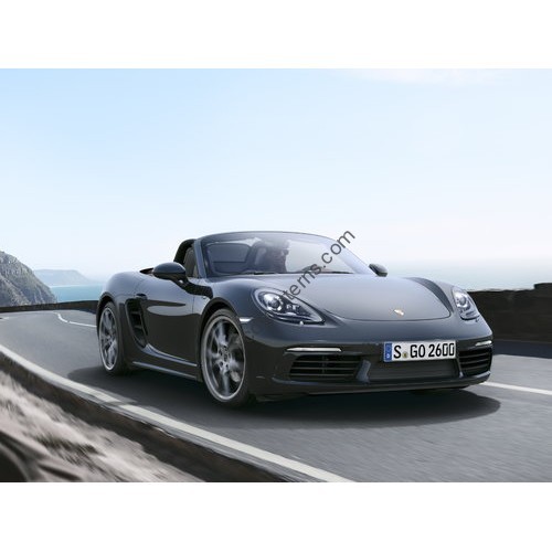 Porsche 718 2016 Boxter - Multimedia screen template