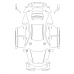 Porsche Taycan 2020 - pattern for the body