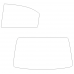 Ravon Nexia R3 sedan, 1 generation (02.2016 - 06.2020) - Pattern for rear windows