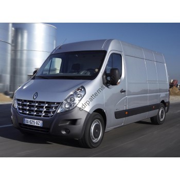 Renault Master 3 generation 2010-2022 Front side glass pattern