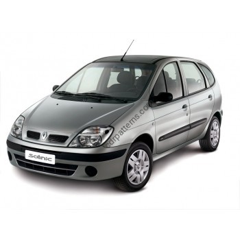 Renault Scenic hatchback 5 doors, 1st generation (03.1999 - 02.2003) Front side glass pattern