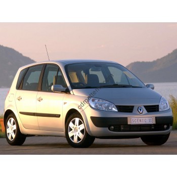 Renault Scenic 2003-2009, hatchback 5 doors, 2nd generation Front side glass pattern