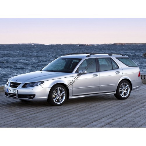 SAAB 9-5 2 generation, 2010–2012 - pattern on the windshield