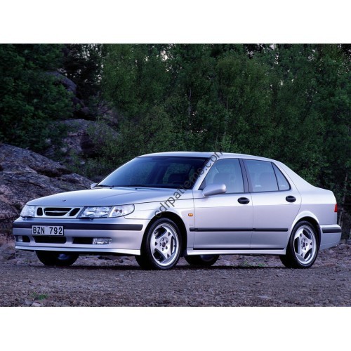 SAAB 9-5 1 generation 1997-2010 - pattern on the windshield