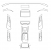 Jaguar XEL 2018 v1 - the pattern of the interior